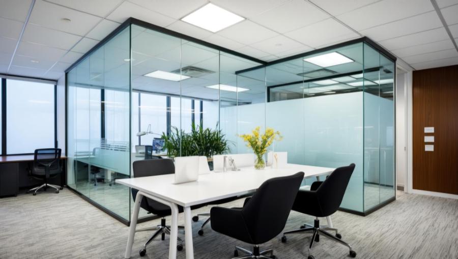 Acoustic Glass Office Partition